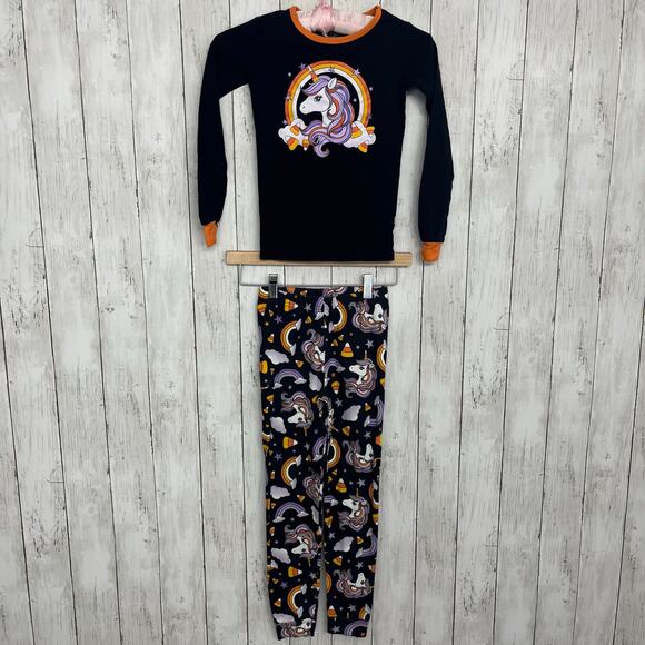 Girls 6-7 Halloween Christmas 11 Piece Dress PJ Pant Shirt Bundle Pumpkins - Picture 12 of 13